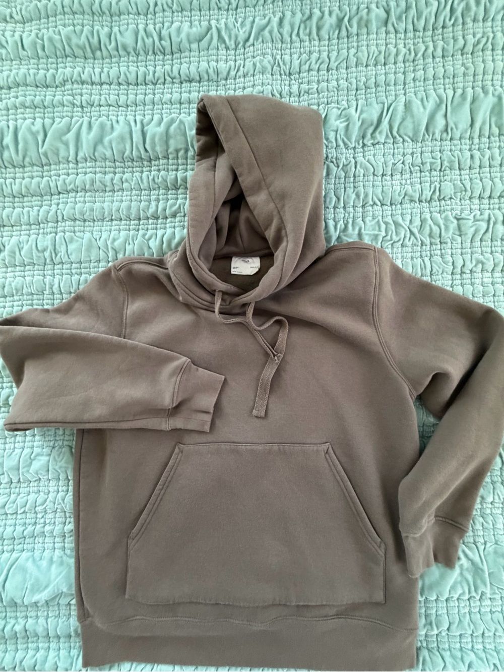 Mango Men's Taupe Hoodie Sweatshirt-Med
